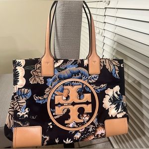 New Tory Burch Ella Printed Tote Bag